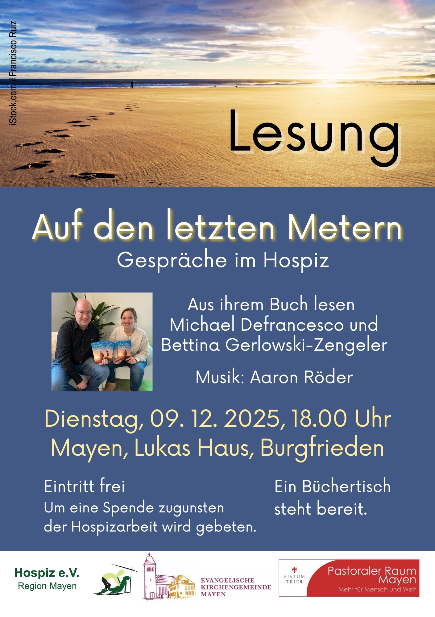 Lesung Auf den letzten Metern am 09.12.2025