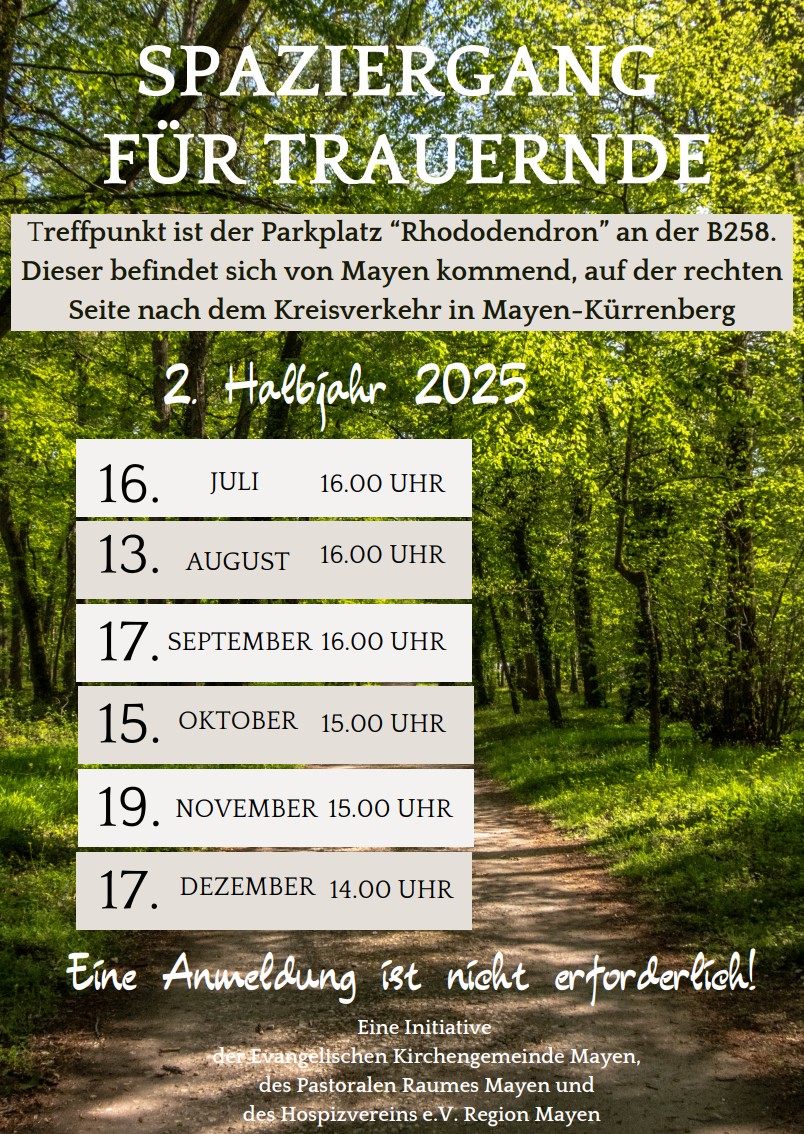 Informationen Trauerspaziergänge